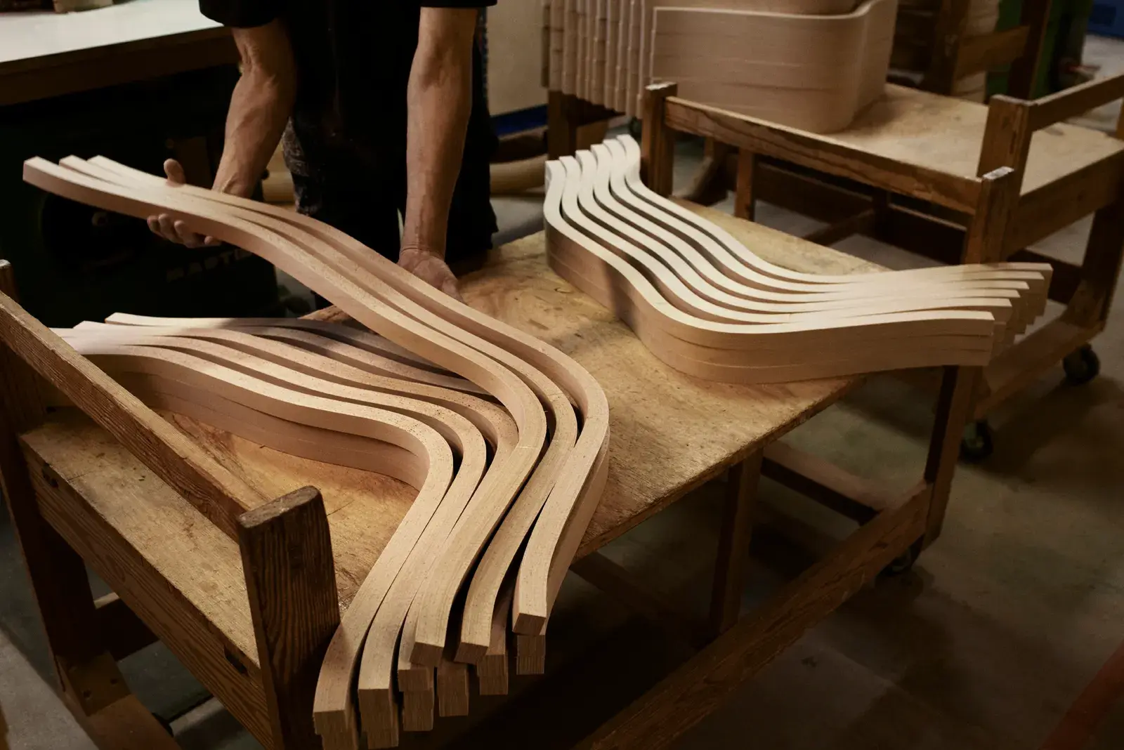 Swedese production in Vaggeryd